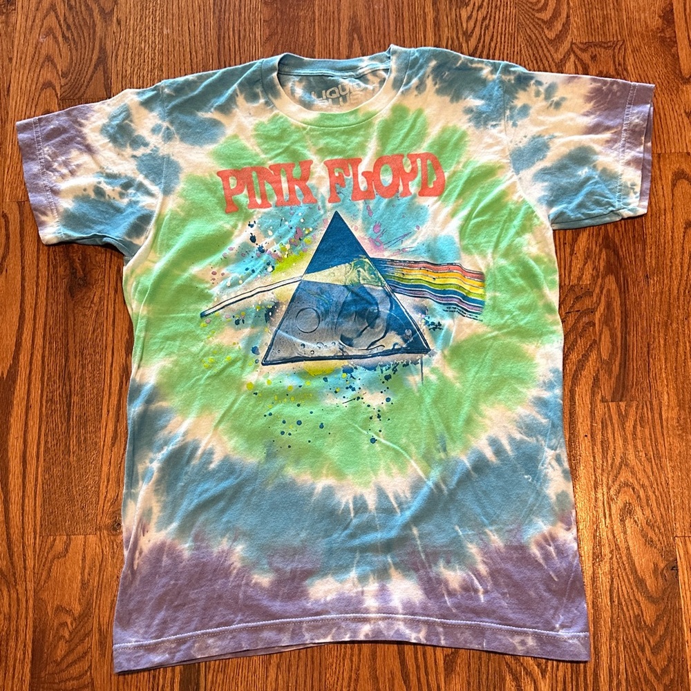 Pink Floyd Tie Dye Graphic Tee- Size Small
